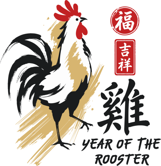 Year of the Rooster Chinese Zodiac Rooster Lunar New Year