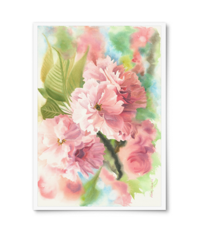Sakura Blossoms Giclée Fine Art - Portrait | William Turner