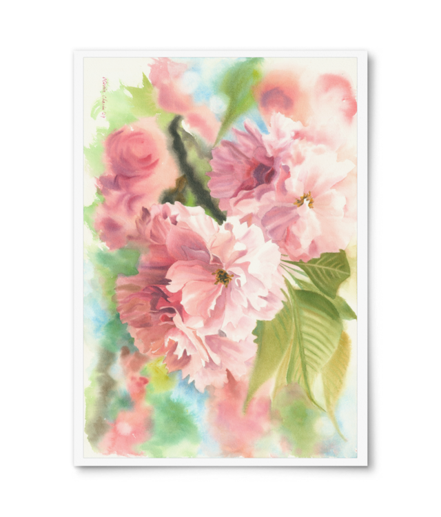 Sakura Blossoms Giclée Fine Art - Portrait | William Turner