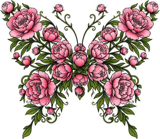 Peony butterfly