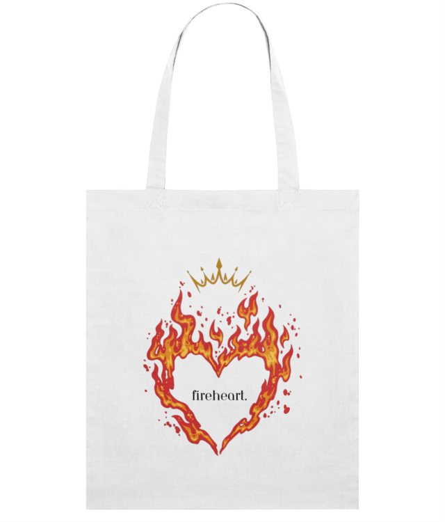 Throne of Glass - Fireheart Light Tote Bag [bookish]