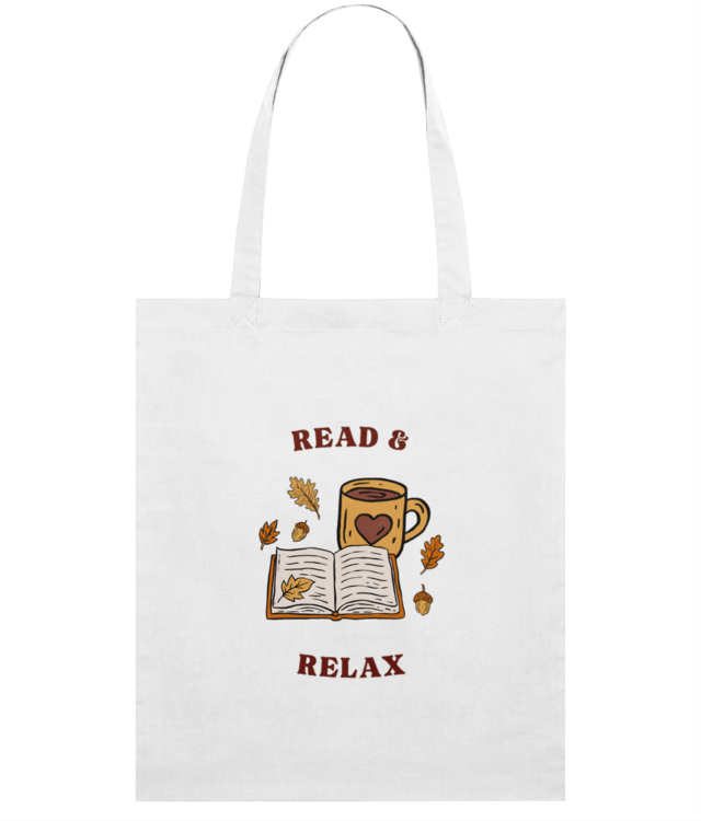 Read and Relax Light Tote Bag [bookish]