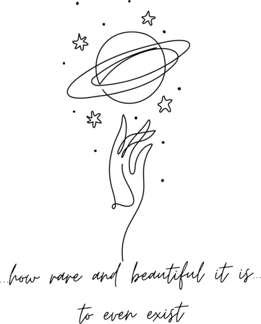 Saturn - How rare and beautiful it is to even exist