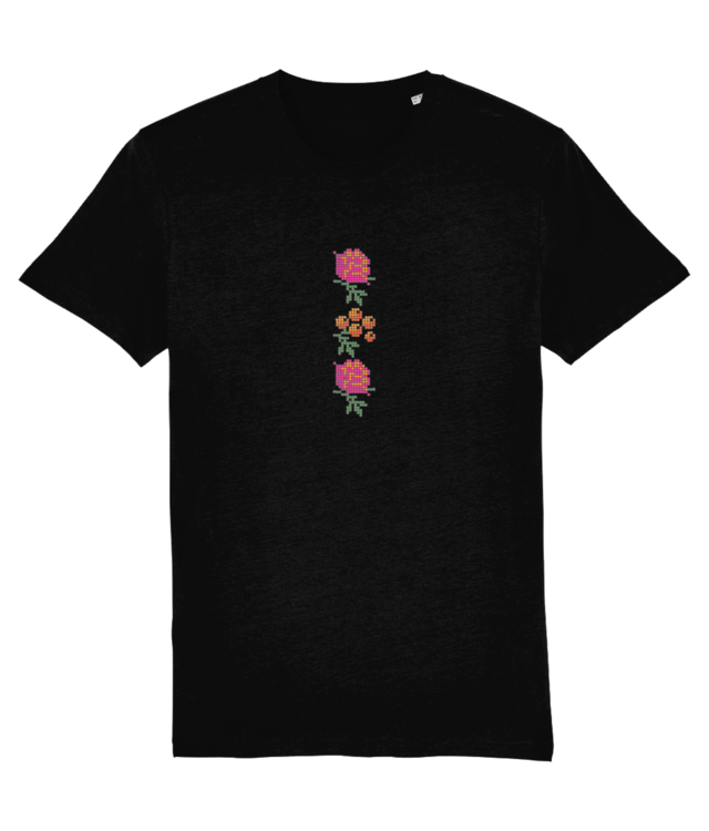 Motiv tradițional Oltenia, reinterpretat | Flowers & Fruits Pattern | Creator 2.0 | Multicolored Illustration