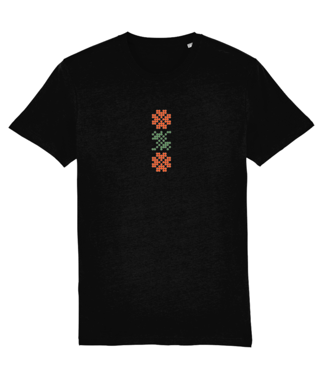Motiv tradițional Oltenia, reinterpretat | Creator 2.0  | Orange & Green Illustration
