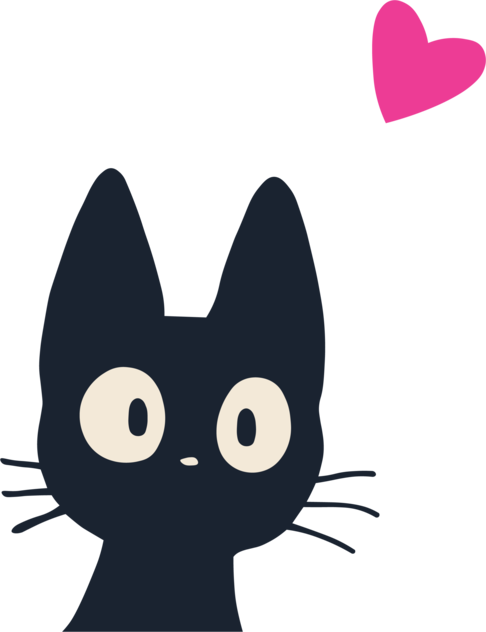Cat Lover Tote Bag | Sacoșă Țesută de Bumbac Organic | Black & Pink Illustration
