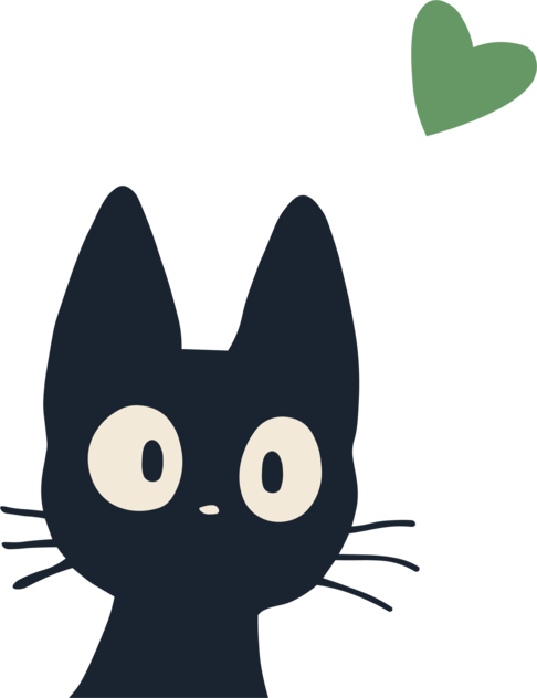 Cat Lover Tote Bag | Sacoșă Țesută de Bumbac Organic | Black & Green Illustration