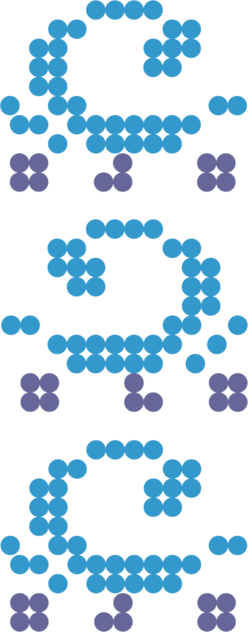 Motiv tradițional Dobrogea, reinterpretat | Waves Pattern | Creator 2.0 | Blue & Purple Illustration