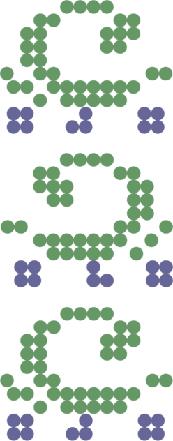 Motiv tradițional Dobrogea, reinterpretat | Waves Pattern | Creator 2.0 | Green & Purple Illustration