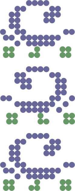 Motiv tradițional Dobrogea, reinterpretat | Waves Pattern | Creator 2.0 | Purple & Green Illustration