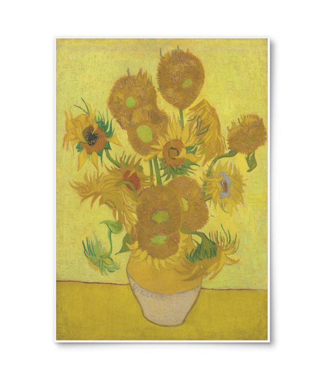Vincent van Gogh - Les Tournesols, 1888 |PRINT COMPLET | William Turner | A4 Portrait