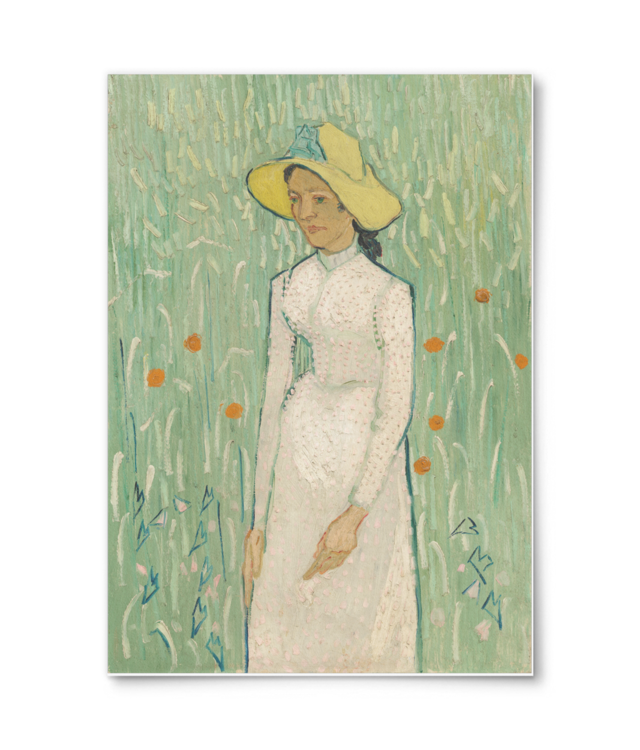 Girl in White - Vincent van Gogh, 1890 |  William Turner | A4 Portrait
