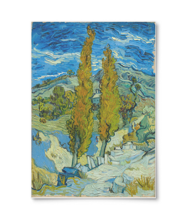 Vincent van Gogh - Les Peupliers à Saint-Rémy, 1889 | PRINT COMPLET| William Turner | A4 Portrait