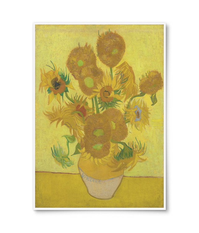 Sun flower - Vincent van Gogh William Turner | A4 Portrait