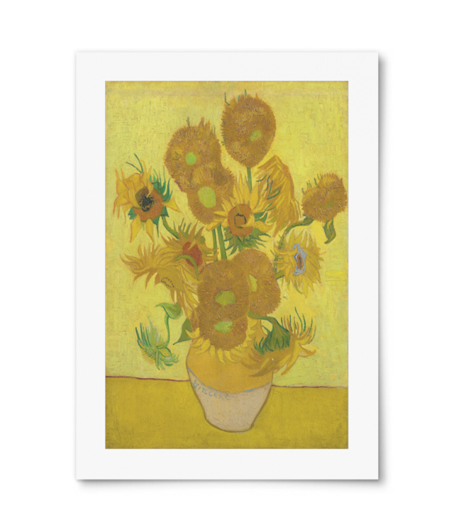 Vincent van Gogh - Les Tournesols, 1888 William Turner | A4 Portrait