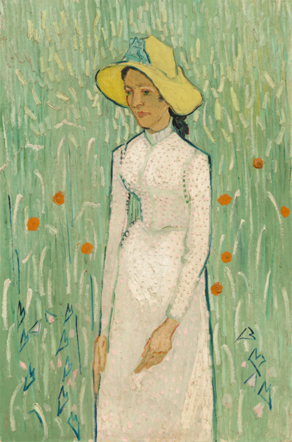 Vincent van Gogh - Jeunne fille en blanc, 1890 | 