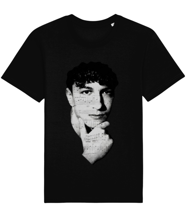 "Portret" alb-negru Mihăiță Zamă T-Shirt