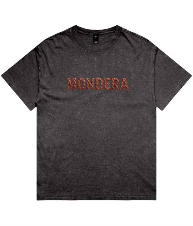 MONDERA AS Colour Stone Wash Heavy Tee | Tricou unisex heavyweight, stone wash