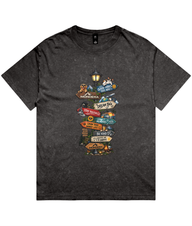 MODERA VACATION  AS Colour Stone Wash Heavy Tee | Tricou unisex heavyweight, stone wash