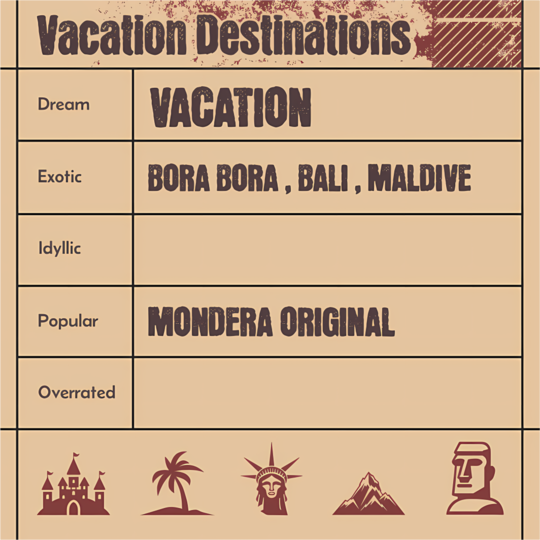 TICHET VACATION 