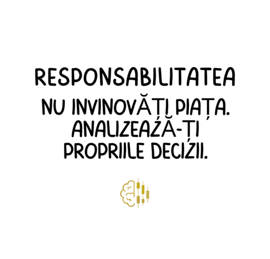 Responsabilitatea in trading - Nu învinovăți piața, Analizează-ți propriile decizii.