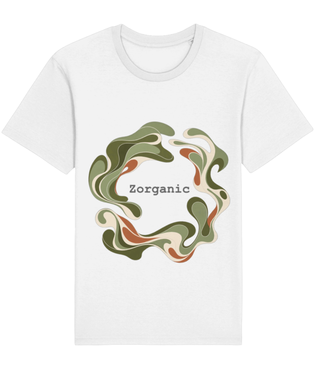 Tricou Vintos Z% ORGANIC Flat Unisex – Tubular Black/White