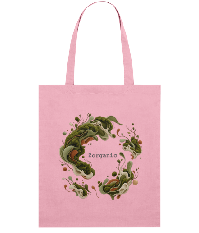 Light Tote Bag Vintos - ZORGANIC 3D - NATURAL STATE Print - 9 colors