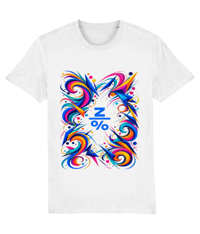 Tricou Vintos Z% Chaos COOL Unisex – „Chaos Outside” Back Print – White & 4 Colors