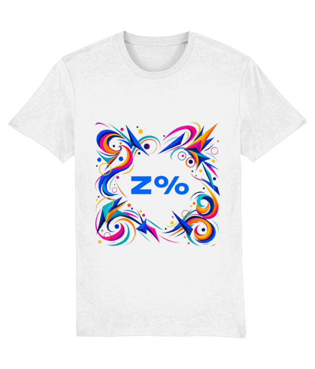 Tricou Vintos Z% Chaos LOW Unisex – „Chaos Outside” Back Print – White & 4 Colors