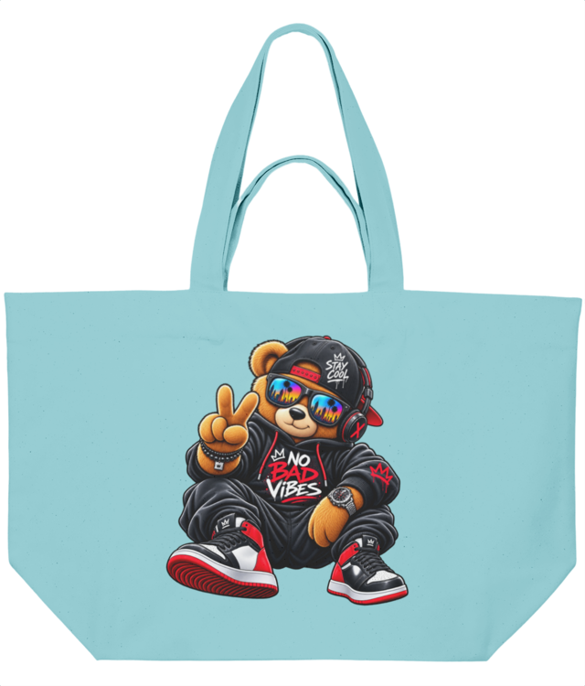 no bad vibes Shopping bag 2.0 STAU117