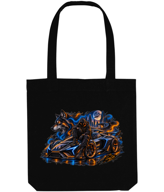 futuristic car Tote Bag