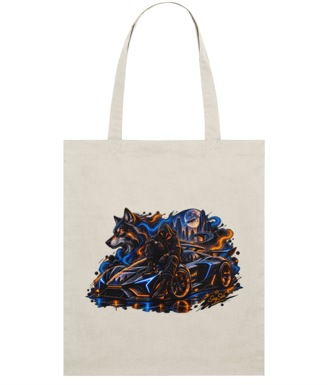futuristic car Light Tote Bag