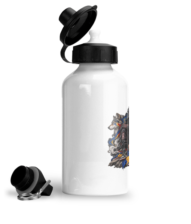 lup wolf Bidon Sport Din Aluminiu Cu Carabina