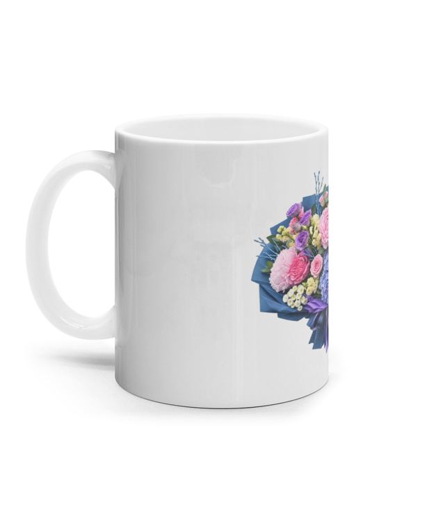 Buchet De Flori Cana Ceramica Alba