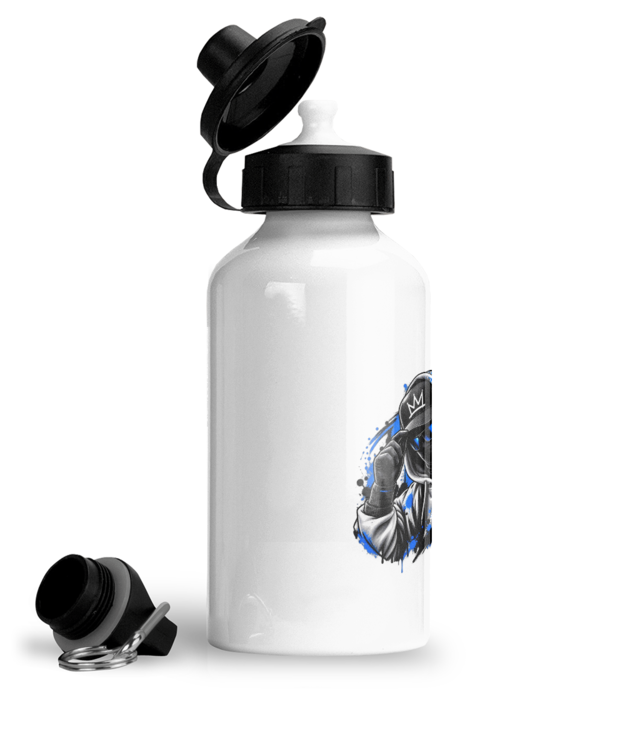 graffiti Bidon Sport Din Aluminiu Cu Carabina