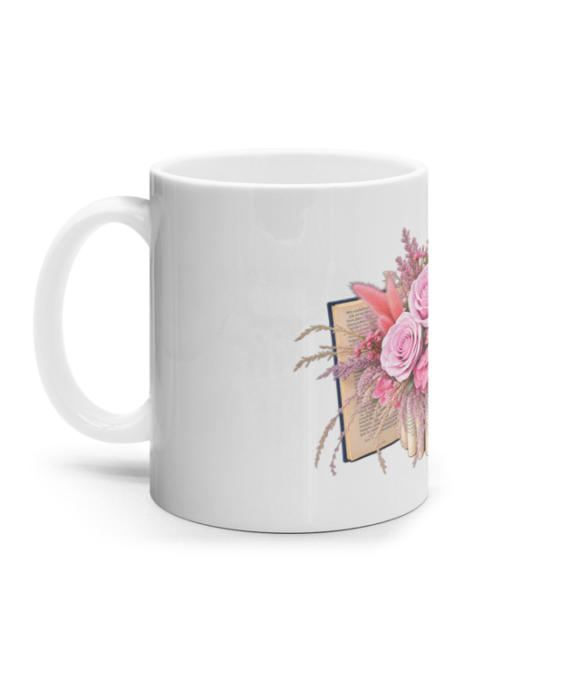 Flori in Carte 1.1 Cana Ceramica Alba