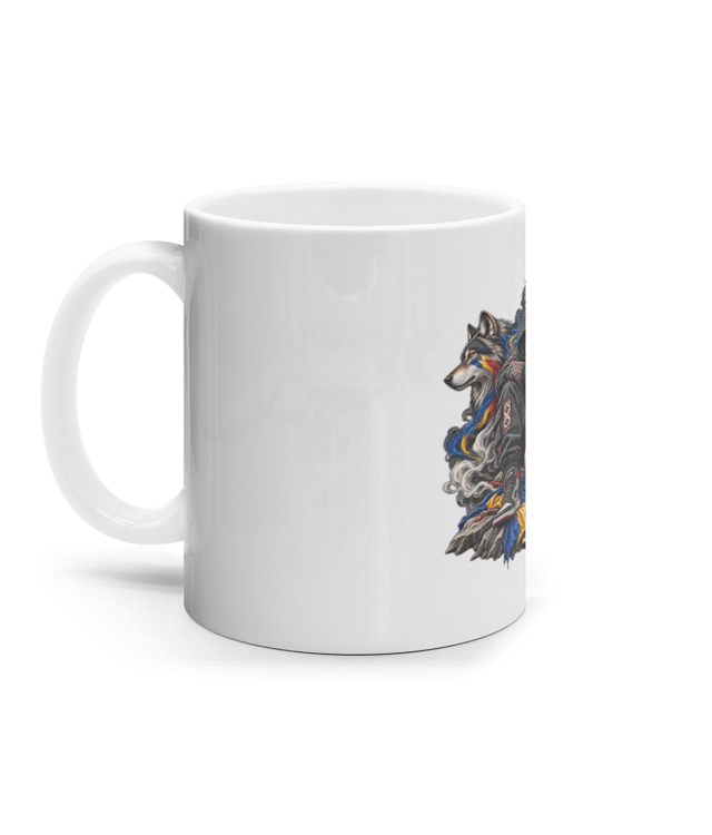 lup wolf Cana Ceramica Alba