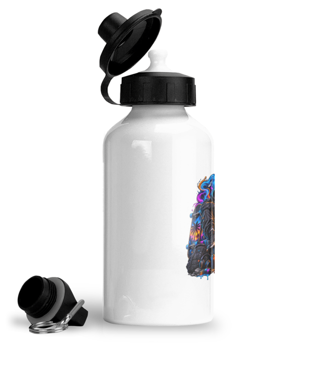 beach vibe Bidon Sport Din Aluminiu Cu Carabina