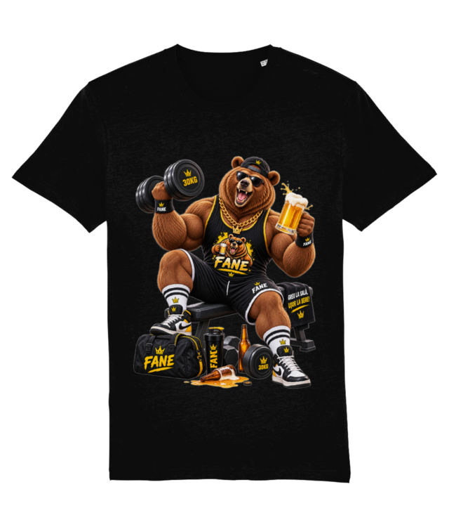 Tricou BORFAȘII – FANE  Greu la sală, ușor la bere! Crafter
