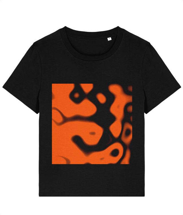 Retro Liquid Pattern (Orange & Black) Stella Muser STTW172