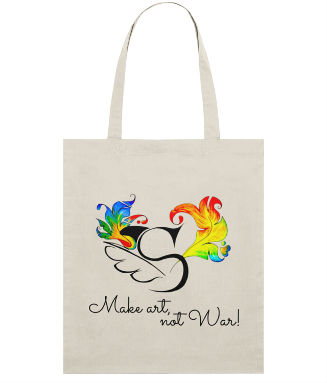 1000211205 Make art,  not War! Light Tote Bag