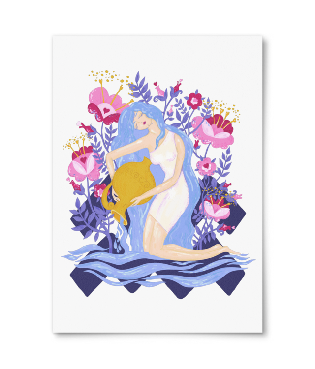 Aquarius Giclée Fine Art - Portrait | William Turner