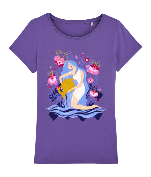 Aquarius Tricou Femei De Bumbac Premium | Muser