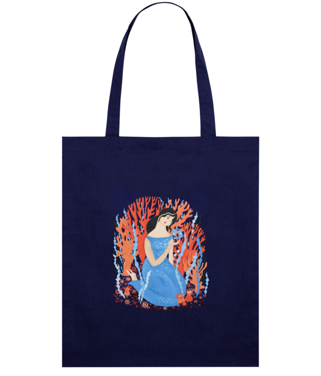 Pisces Sacoșă Subțire Țesută De Bumbac | STAU773