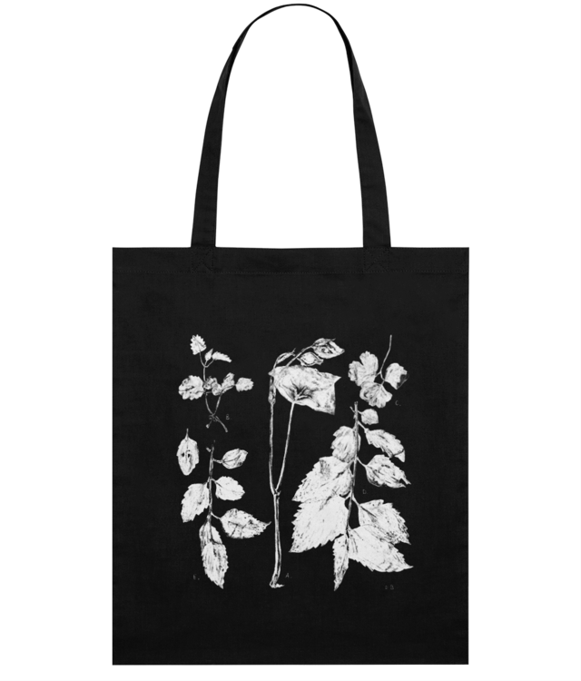 White Flowers, Sacoșă Subțire Țesută De Bumbac | STAU773