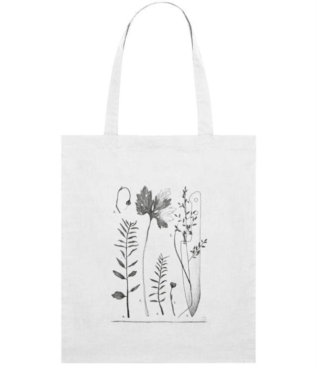 Plants Sacoșă Subțire Țesută De Bumbac | STAU773