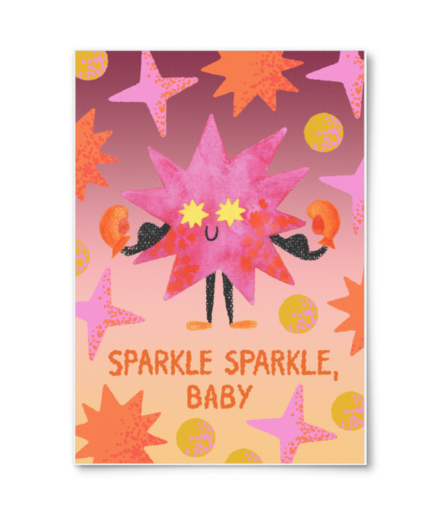 art print Sparkle Sparkle, Baby - Photo Matt Fibre 200 | A4 Portrait