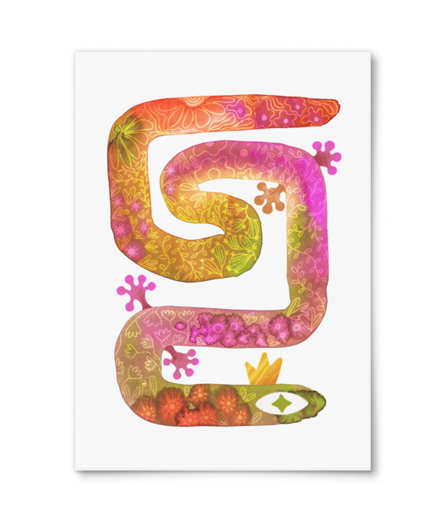 art print Long Live the Lizard | William Turner | A4 Portrait