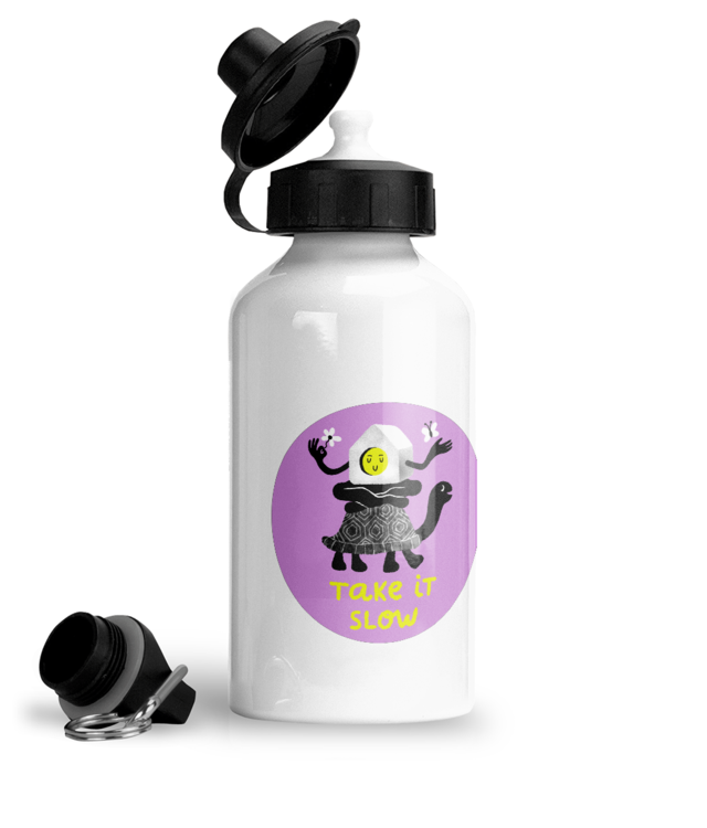 Hausi Gets Wise - Recipient Bidon Sport Din Aluminiu Cu Carabina