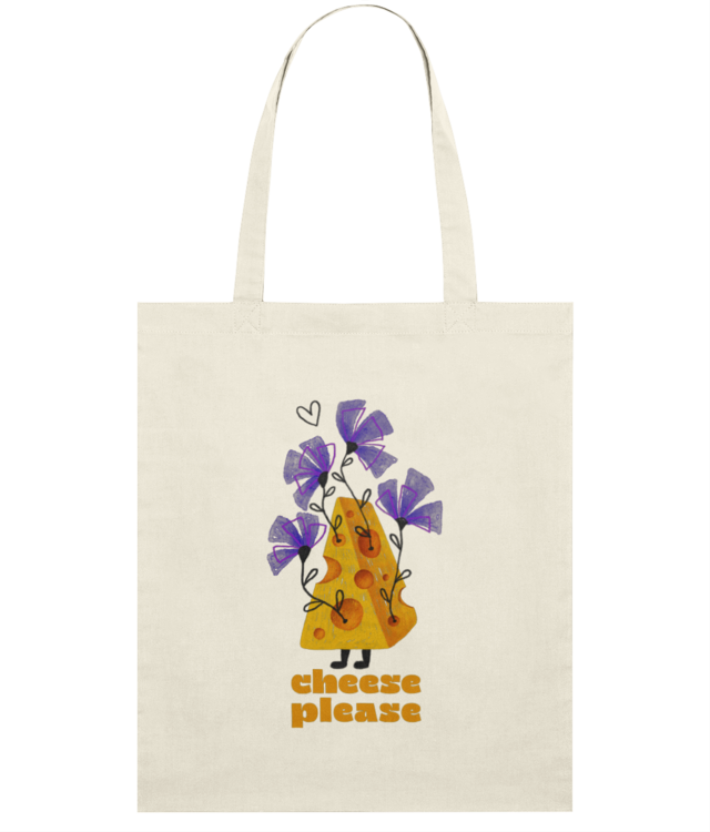 Cheese Please Light Tote Bag